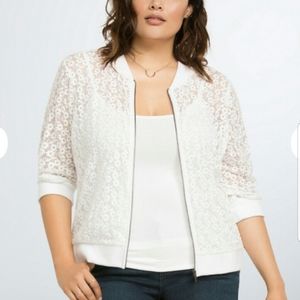 Torrid lace lightweight jacket
